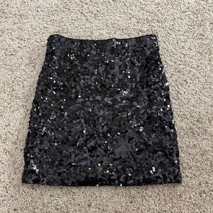 Sequin mini skirt
